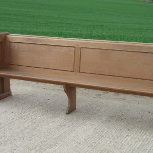 Pitch Pine Free Standing Pew